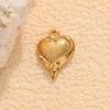 European & American Love Heart Pendant Earrings - Luxury Stainless Steel Titanium Jewelry for Women