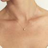 Lunne 14K Baguette Channel Setting Rondelle Pendant S (14K Gold) Lfp11
