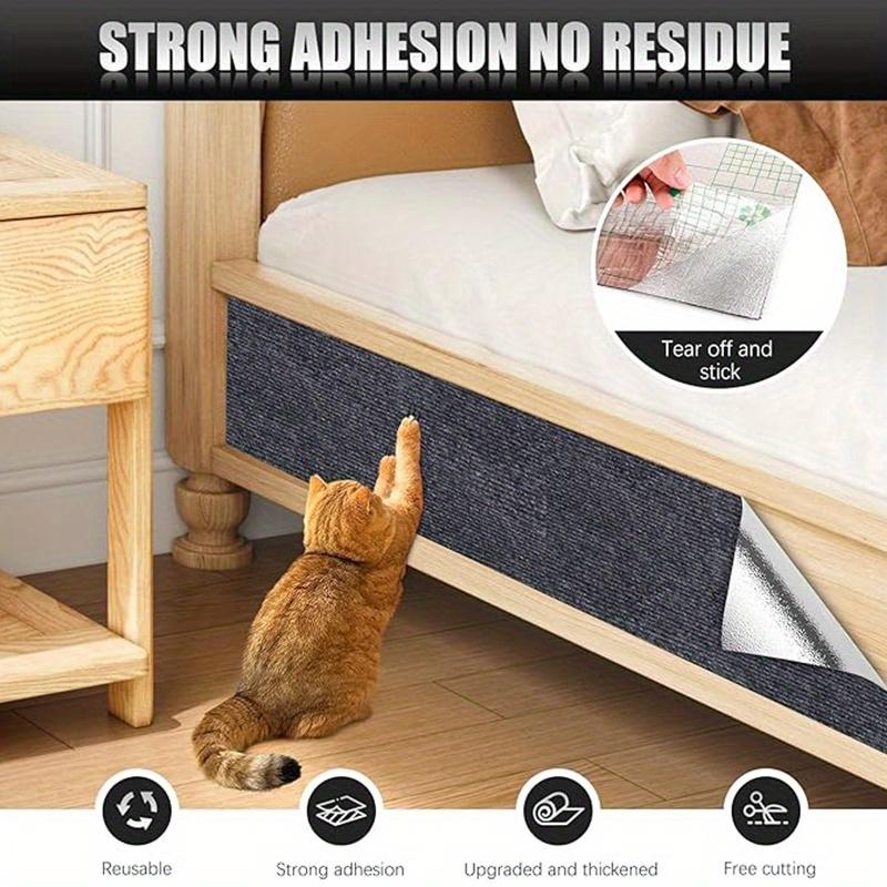 [Protectores Autoadhesivos] Protectores Duraderos y Autoadhesivos para Muebles contra Arañazos de Gato | Protectores Recortables para Sofá y Pared, Alfombrillas para Rascador de Gato