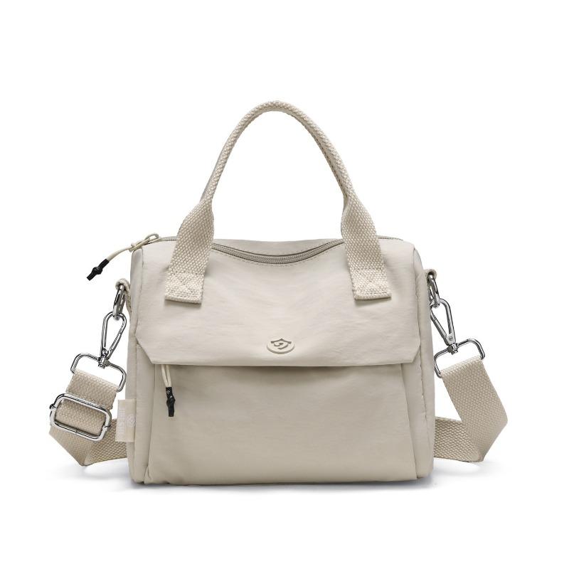 Компактная квадратная сумка через плечо Стильная и легкая Водонепроницаемая женская сумка кремовый