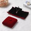 Rings Earrings Storage Box Bracelet Holder Case Double Open Jewelry Box Velvet Jewelry Box Gift Box