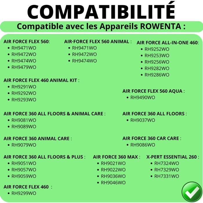 29V Mains Charger Replacement RS-RH5664 Compatible with Rowenta Vacuum Cleaner Air Force Flex 560/460/Air Force 360/260 Phonillico®