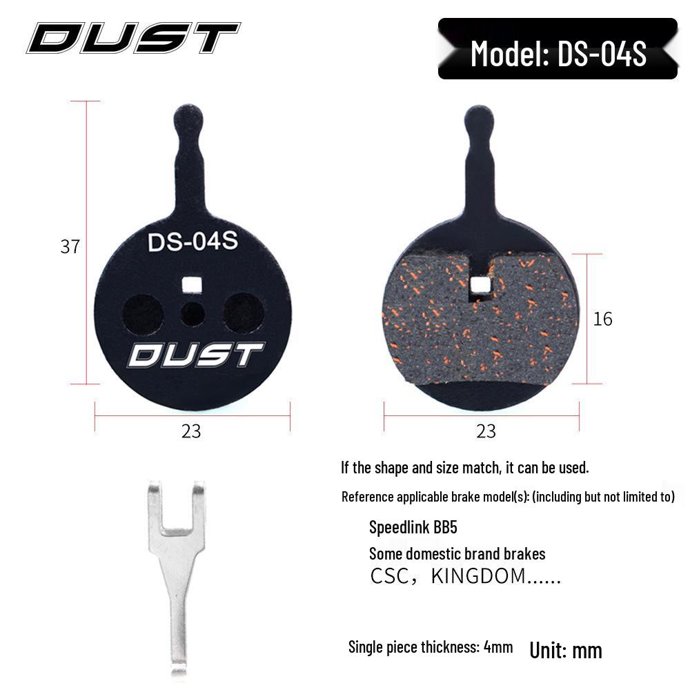 DUST Semi-Metallic Resin Disc Brake Pads for M446 E3 M355 Mountain Bikes