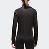 Adidas Training Knitted Striped Long Sleeve Jacket Women Jackets Black BK7680