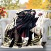 1pc magic broomstick wizard robe Outdoor Flannel Throw Blanket All Season Soft Warmth,Home Decor 1031244