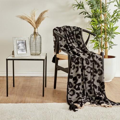 

Karaca Home Arden Трикотажное покрывало под ТВ 130 x 170 см Черный