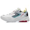 New LiNing Spacetime Cushioning Low Top Running Shoes Women's White Gray AGCR332-5