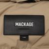 Mackage [Good Condition] CALLA-F Leather Piping and Fur Hoodie Down Jacket L/G beigeUsed