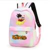 3Pcs/set Dragon Ball Colorful Backpack with Lunch Bag for Women Student Teenagers Rucksack Casual School Bags Sets