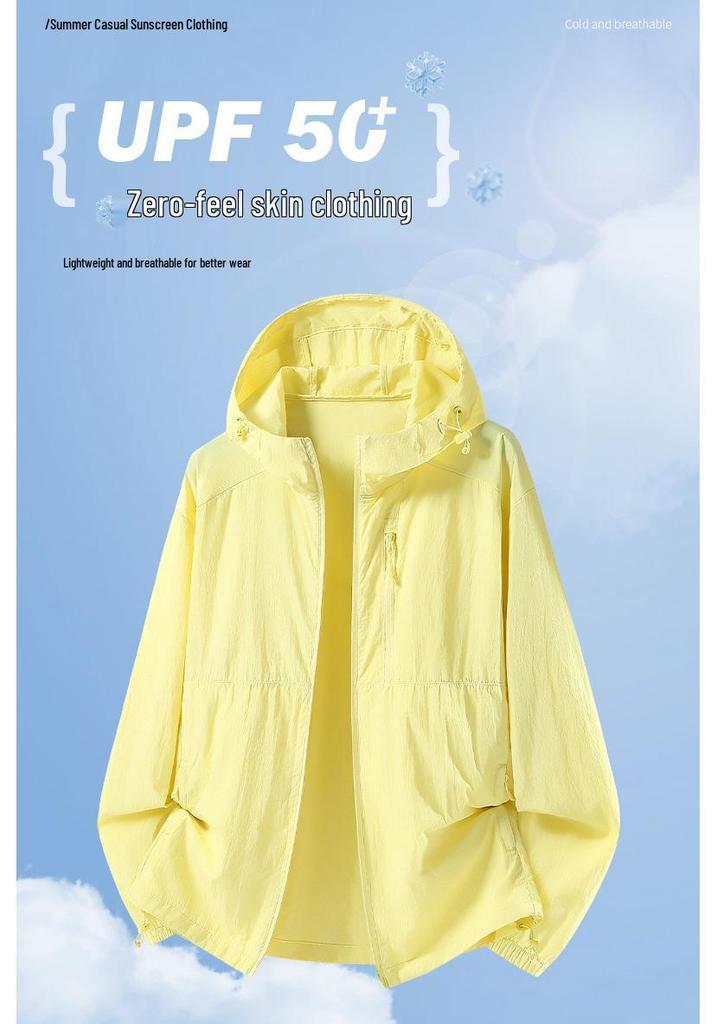 2026 Ice Silk Couple's UV Protection Summer Jacket – Breathable Sun Protection for Outdoor Activities