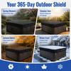 Sunproof Hot Tub Cover Polyester Material Square Hot Tub Cover Outdoor Hot Tub Cover  SPA Cover