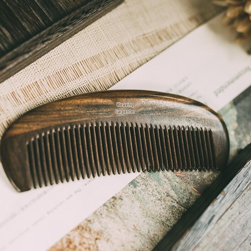 Tan Mujiang Natural Rosewood Wooden Comb Gift Set