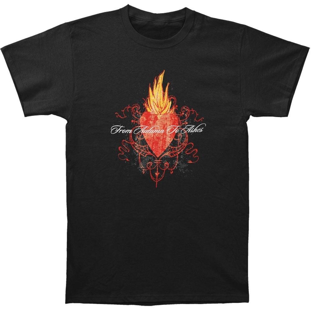 From Autumn To Ashes Heart T-shirt Adults Full Size S