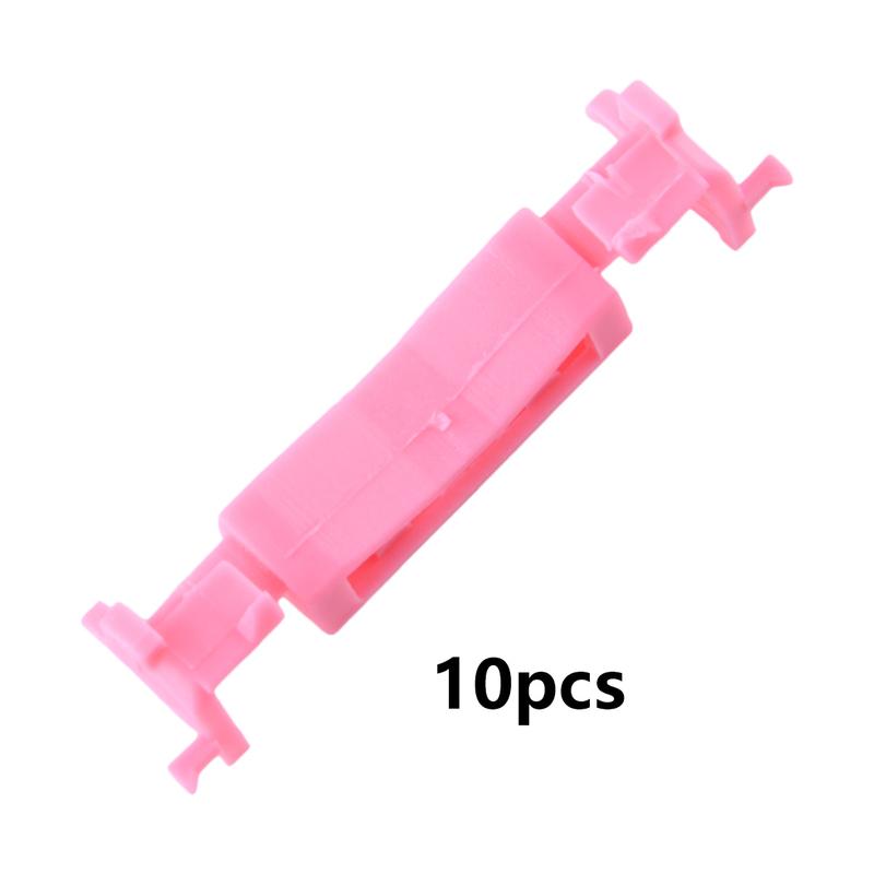 10Pcs Roof Moulding Drip Rail Clips 7403A289 7403A143 Fit for Mitsubishi Lancer EVO Outlander EX SPORT 2011 2012 Pink Plastic