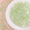 Yori 40pcs 10mm Imitation Crack Glass Beads Round Loose Spacer Beads for Jewelry Making DIY Bracelets Phone Chain Accessories