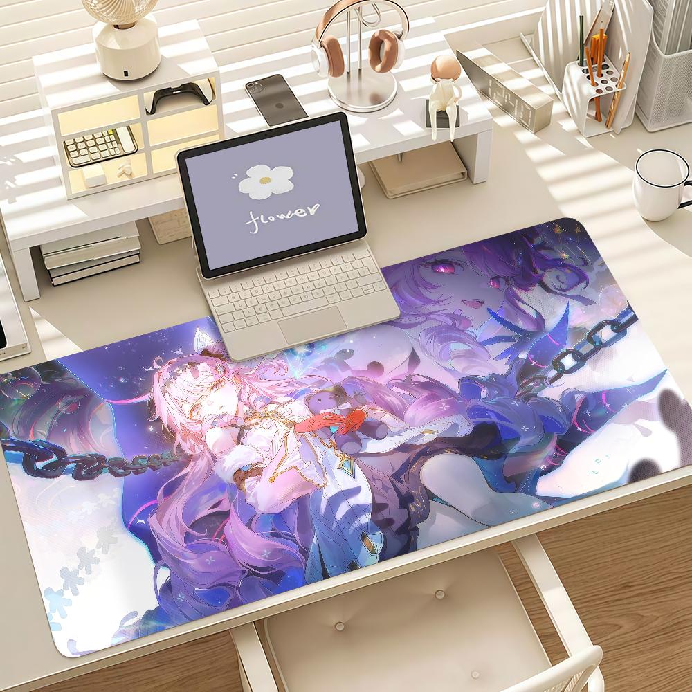 Game Wuthering Waves Denia Mouse Pad Anti Slip Rubber Edge Locked Thickened Laptop Gaming Desk Mat