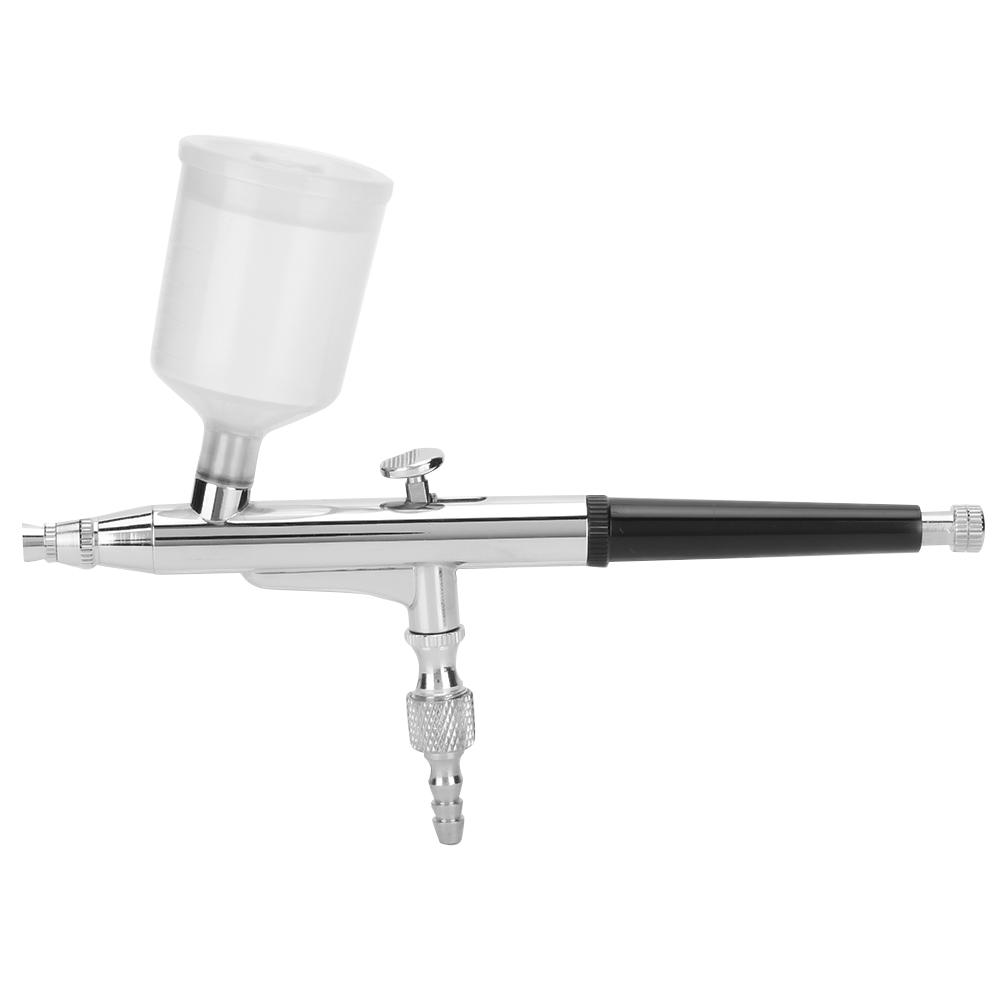 Kit Aerografo a Gravità Doppia Azione 0,3 mm per Decorazione Torte Pittura Artista