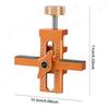 Adjustable Cabinet Door Mounting Jig Door Panel Install Rebounding Device Drilling Tool DIY Woodworking Installing Cabinets Tool
