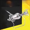 Hand-Cranked 304 Stainless Steel Popcorn Maker - Gourd-Shaped Pressure Cooker