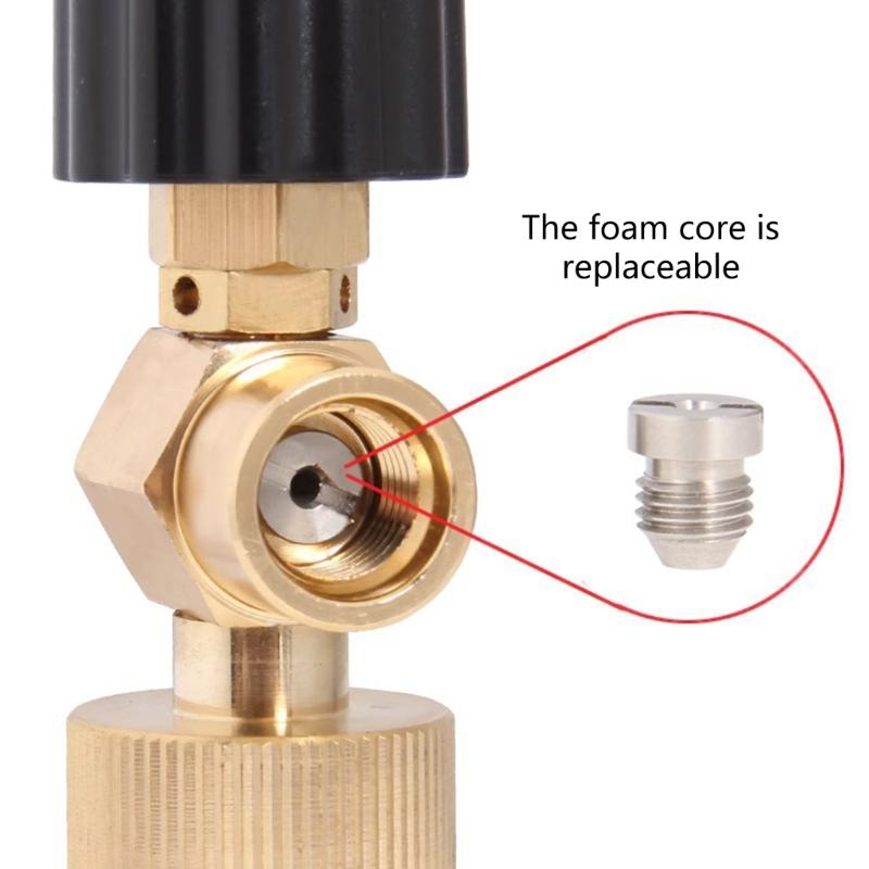 Brass Foam Lances Core Foamer Nozzle Suitable for Delicate Coffee Frothing 1.0/1.1/1.15mm Hole Design, Easy Installation
