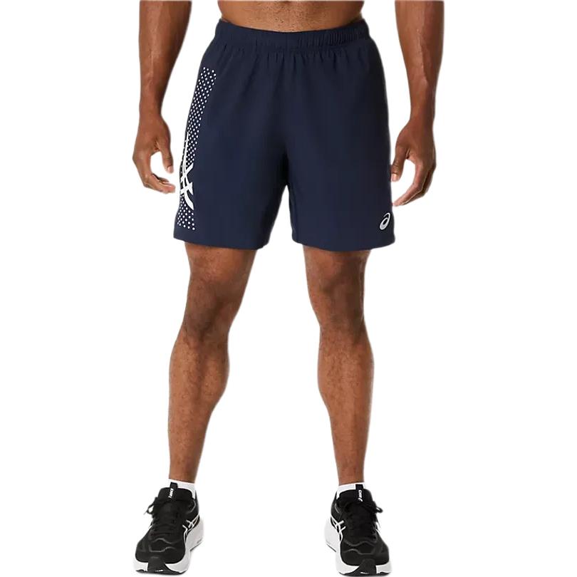 Asics Elastic Waist Three-Quarter Casual Shorts Men shorts 2011D455-401 M