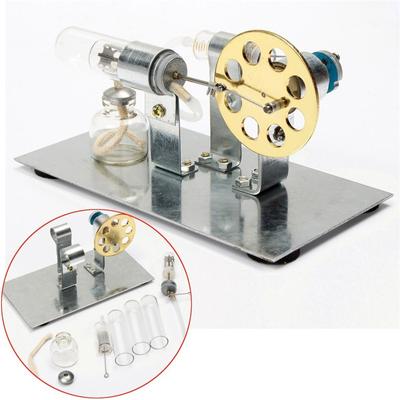 Komik DIY Mini Hava Stirling Motor Motor Modeli Eğitici Buhar Gücü Oyuncak Elektrik Öğrenme Modeli Oyuncaklar Çocuk Yetişkin için