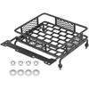 RC Roof Rack, Toy Roof Rack Black Steel Luggage Tray Roof Rack for 1/10 RC Crawler Car(S) Rc Truck Roof Rack 1 10 Rc Truck Roof Rack 1/10 Rc Truck