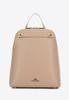 Wittchen Women's Leather Backpack, Trapezoidal, Beige, Natural Leather