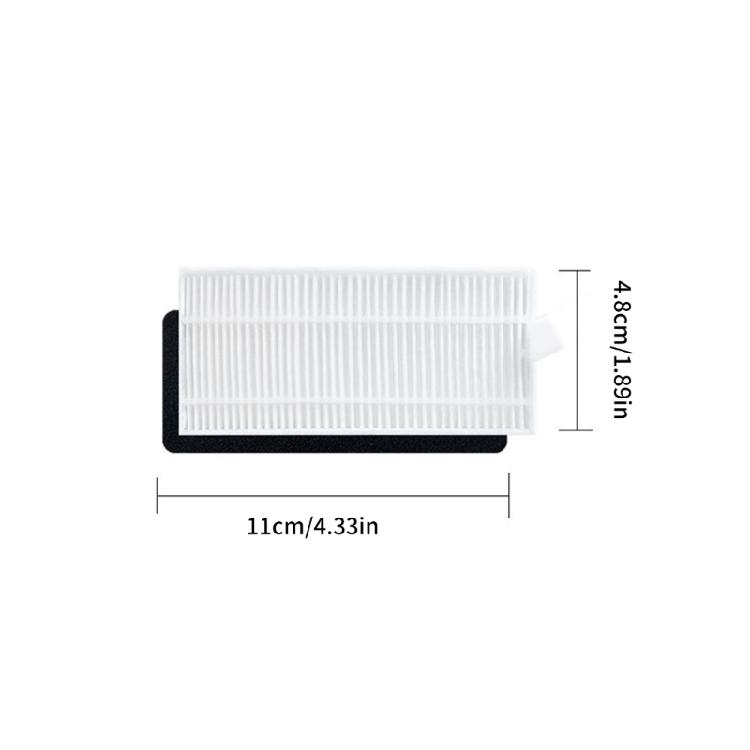6pcs Household Vacuum Filters Kits for Cleaner Indoor Air Replacement Cleaning Robot Parts Home Appliance Accessories