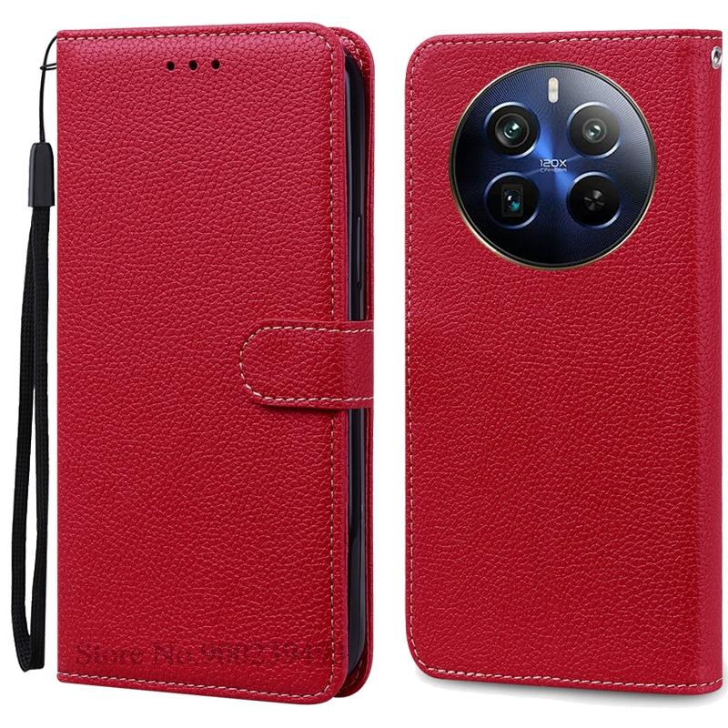 For Realme 12 Pro Plus Case Leather Wallet Flip Cover Phone Case For Realme 12 Pro 5G Case Coque Fundas For Realme 12 Pro+ Cover