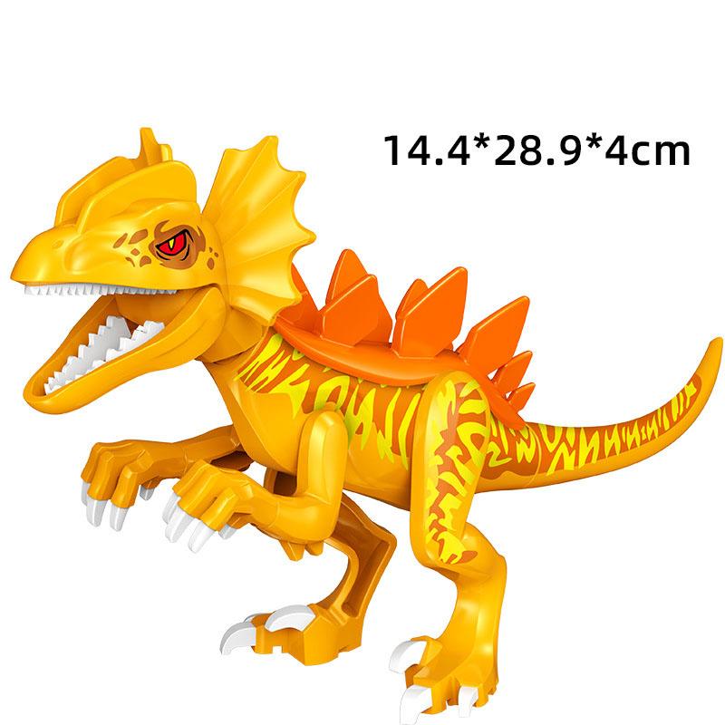 Jurassic Dino World Store Dinosaurfigurer Klosser Byggeklosser Velociraptor T-Rex Triceratops Indominus Rex Leker For Barn