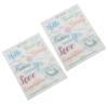 2pcs Clear Stamps  Interesting  Reusable  Material Transparent Appearance Embossing Scr