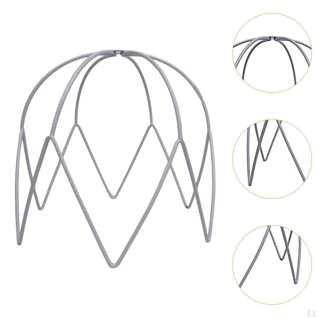 Lamp Shade Frame Ring Pendant Light Decorative Wire Cage for Wall