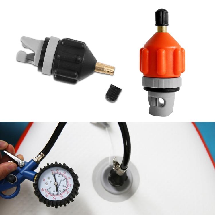 Paddleboard Pumps Adapter Inflatable Boats Air Pumps Converter Replacement Air Valves Adaptor with 4 Air Valves Nozzle