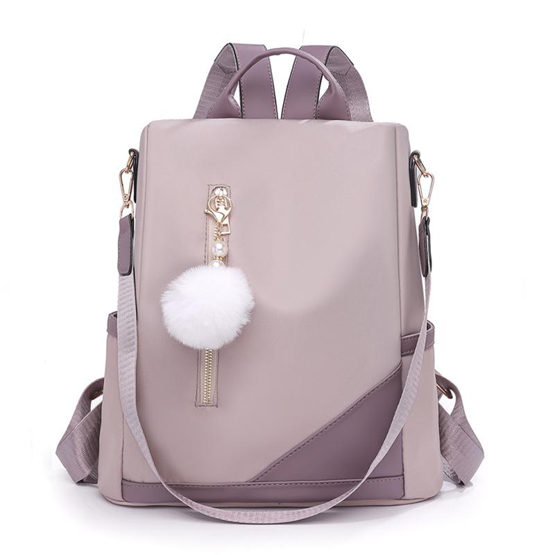 Backpack Women's Oxford Backpack Large Capacity Anti-theft Travel Schoolbag