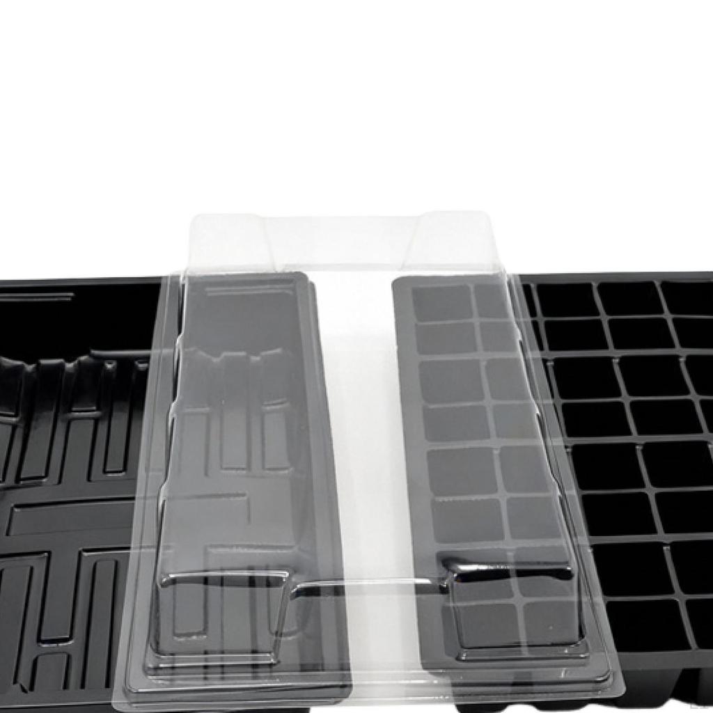 Plant Starter Tray 40 Cells Indoor Transparent,Plant Germination Sprouting Container for