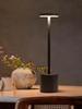 USB Modern LED Desk Lampwith Touch Controlled Tri Color Lighting and Iron Base, Perfect for Decorating Living Rooms and Bedrooms