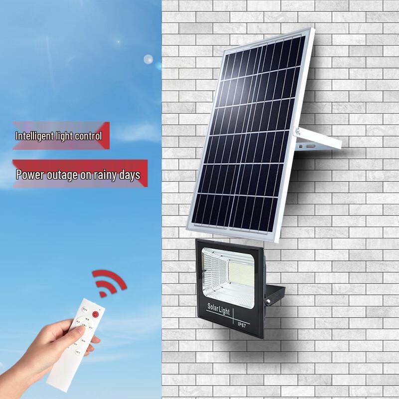 High-Power Solar Outdoor Floodlight