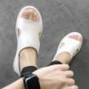 Men's Summer Sandals  New Fashion Casual Roman Leather Wear Outdoor Personality Dual-use Driving Slippers Sandals for Men