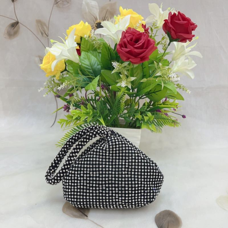 Fashion Dinner Bag, Diamond-encrusted Handmade Bag, Banquet Versatile Evening Bag, Mine Clutch Bag, Portable Women's Bag, Sent On Behalf of Others.