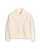 Connect Kinloch Crop Cotton Blouson Jacket (Ivory)
