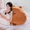 Capybara Pillow: Headboard Sofa Backrest & Waist Support – Ideal for Bed or Relaxing, Guinea Pig Design, Perfect Birthday Gift