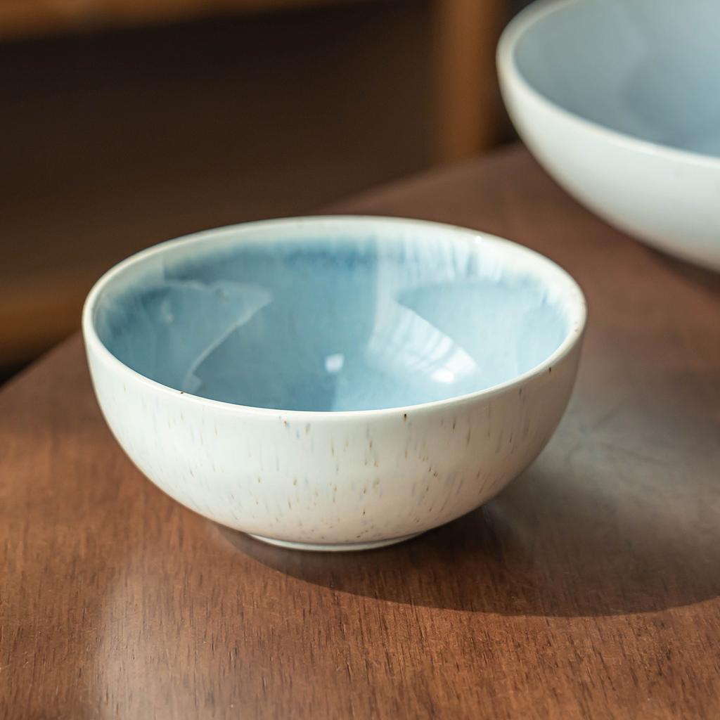 High-Value Ceramic Tableware Bowl Household High-End Rice Bowl Food Bowl Restaurant Hotel Commercial Round Bowl