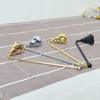 Ice Cream Shaped Candle Snuffer Polished Surface Wick Trimmer  For Candle Lovers