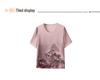 2025 Summer Short-Sleeve Chiffon Blouse for Middle-Aged and Elderly Women - Fashionable Printed T-Shirt Top