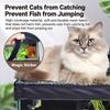 Black Aquarium Mesh Cover Fine Mesh Aquarium Anti-jump Net  Home Aquariums