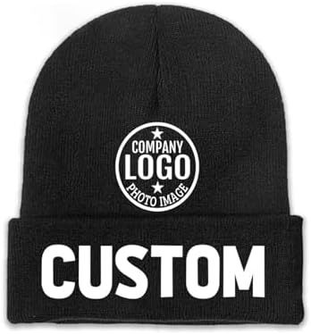 Custom Unisex Beanies with 3D Embroidery Personalized Logo Winter Hats-100% Acrylic Common Fabric