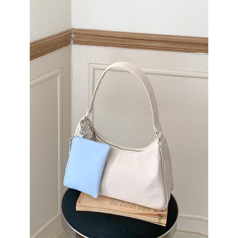 

Niche style underarm bag women s versatile new small square bag texture casual portable child and mother nylon bag women абрикосовый