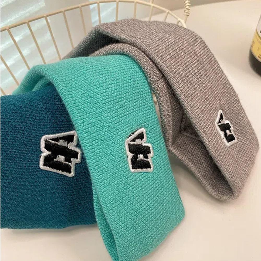 Breathable Elastic Sport Headband Cloth Sweat-Absorbent Headscarf Knitted Yoga Hair Band  Student