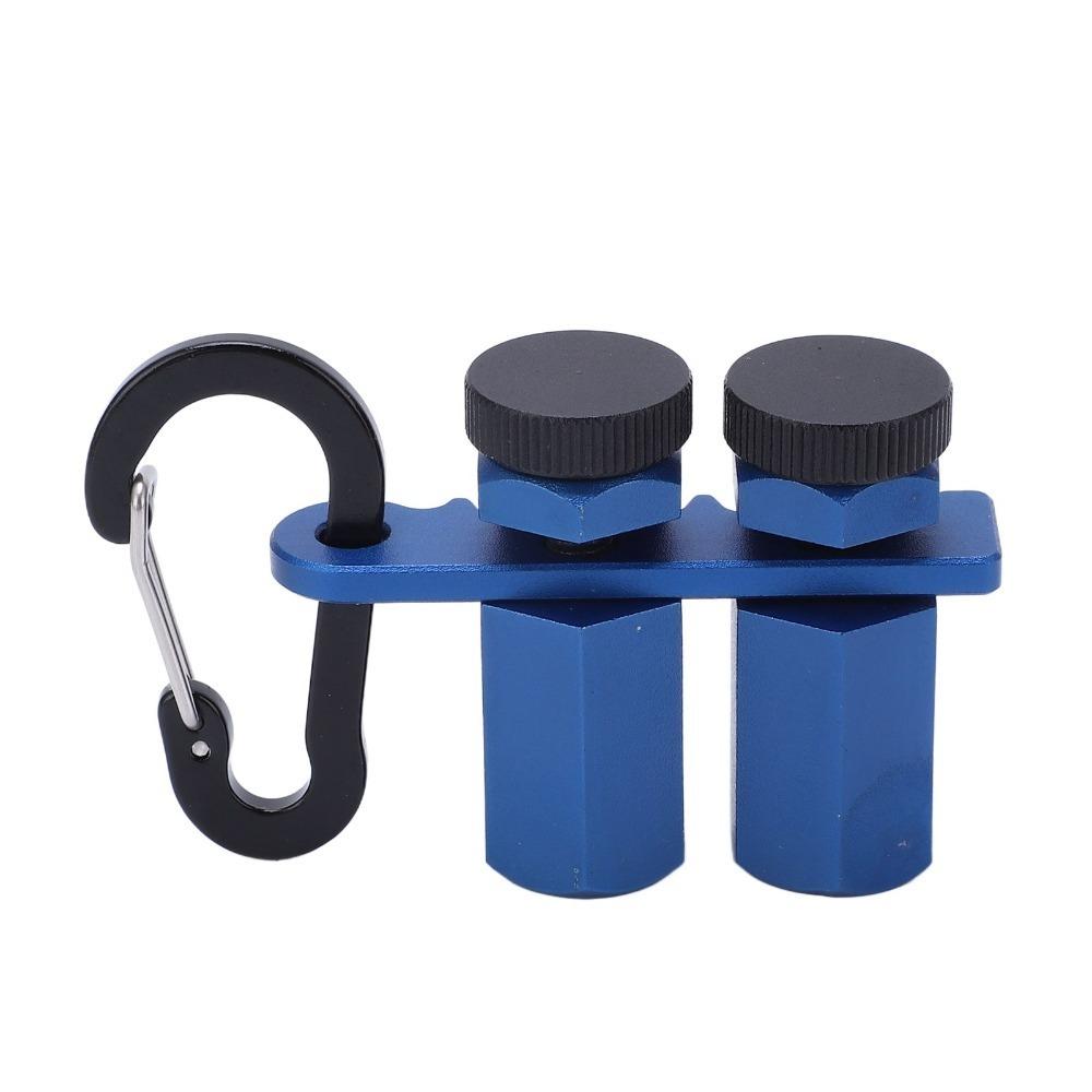 

With Holder and Carabiner Tall Stair Gauges Aluminum Alloy Blue Framing Square Attachment Hex Flat Design Thumb Screw